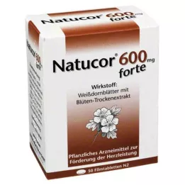 NATUCOR 600 mg forte filmomhulde tabletten, 50 st