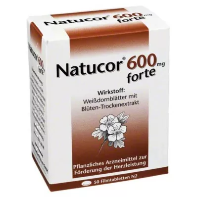 NATUCOR 600 mg forte filmomhulde tabletten, 50 st NATUCOR 600 mg forte filmomhulde tabletten, 50 st