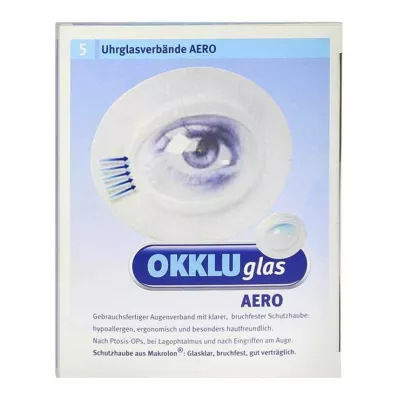 OKKLUGLAS Aero horlogeglas dressing, 5 stuks OKKLUGLAS Aero horlogeglas dressing, 5 stuks