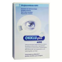 OKKLUGLAS Aero horlogeglasverband, 20 stuks