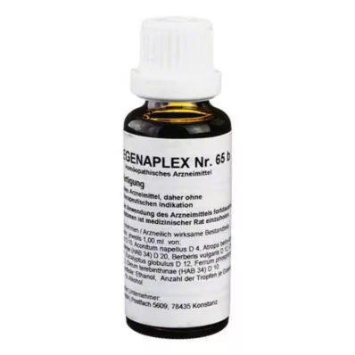 REGENAPLEX Nr.65 druppels, 30 ml REGENAPLEX Nr.65 druppels, 30 ml