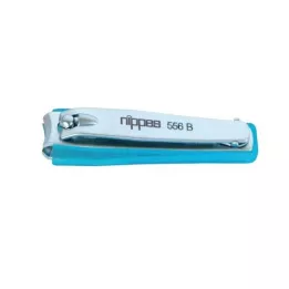 NIPPES Nagelknipper met nagelvanger gekleurd nr.556B, 1 st