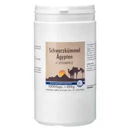 SCHWARZKÜMMEL ÄGYPTEN+E Capsules, 1000 Capsules