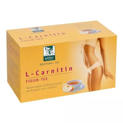 BADERS Active Tea L-Carnitine Filterzakjes, 20 stuks