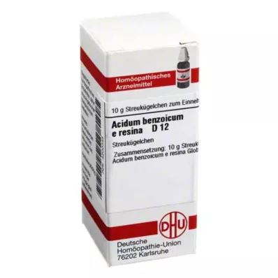 ACIDUM BENZOICUM E Resina D 12 bolletjes, 10 g ACIDUM BENZOICUM E Resina D 12 bolletjes, 10 g