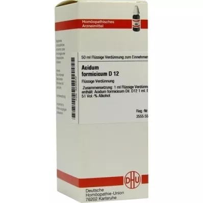 ACIDUM FORMICICUM D 12 Verdunning, 50 ml