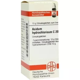 ACIDUM HYDROCHLORICUM C 200 bolletjes, 10 g