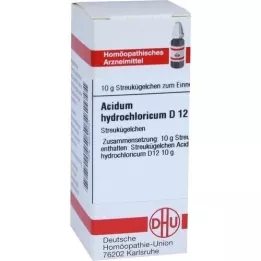 ACIDUM HYDROCHLORICUM D 12 bolletjes, 10 g