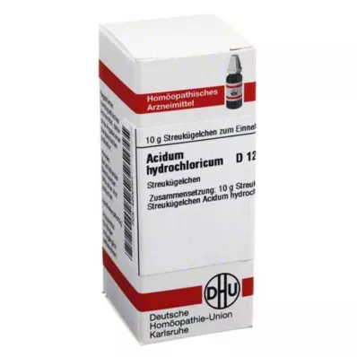 ACIDUM HYDROCHLORICUM D 12 bolletjes, 10 g ACIDUM HYDROCHLORICUM D 12 bolletjes, 10 g