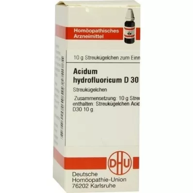 ACIDUM HYDROFLUORICUM D 30 bolletjes, 10 g