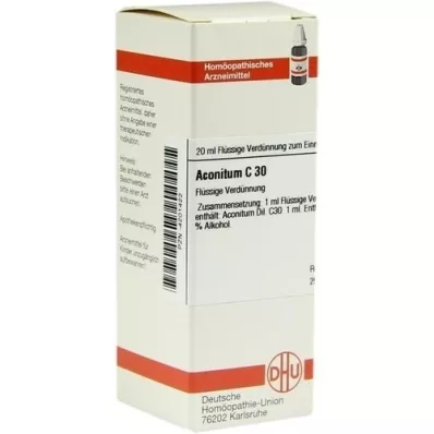 ACONITUM C 30 verdunning, 20 ml