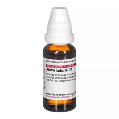 ALETRIS FARINOSA Verdunning D 4, 20 ml ALETRIS FARINOSA Verdunning D 4, 20 ml