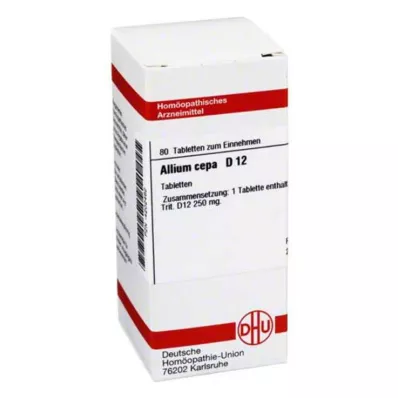 ALLIUM CEPA D 12 tabletten, 80 stuks ALLIUM CEPA D 12 tabletten, 80 stuks