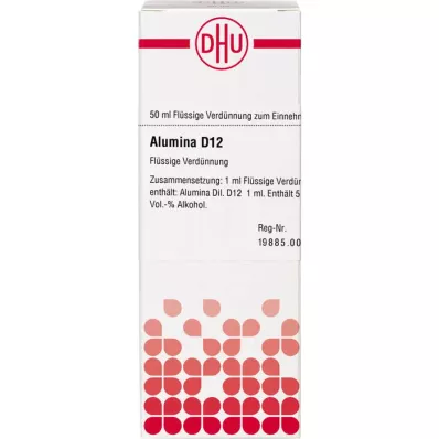 ALUMINA D 12 Verdunning, 50 ml