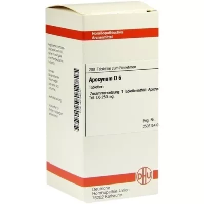 APOCYNUM D 6 tabletten, 200 stuks