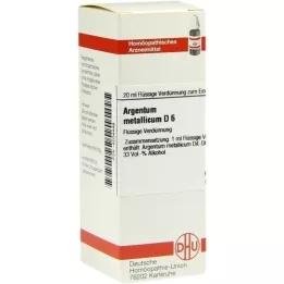 ARGENTUM METALLICUM D 6 Verdunning, 20 ml