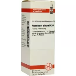 ARSENICUM ALBUM D 20 Verdunning, 20 ml