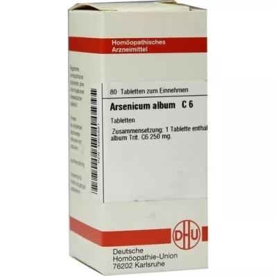 ARSENICUM ALBUM C 6 tabletten, 80 st