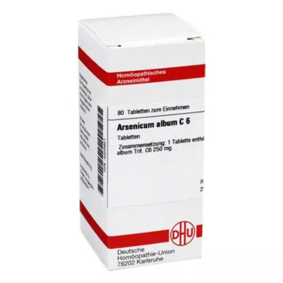 ARSENICUM ALBUM C 6 tabletten, 80 st ARSENICUM ALBUM C 6 tabletten, 80 st