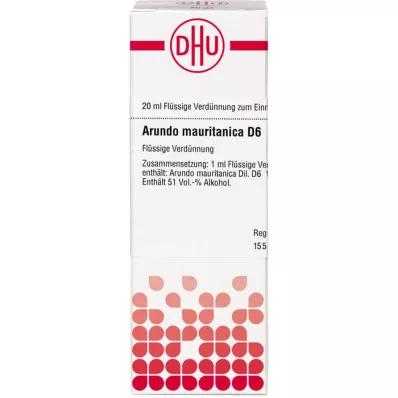 ARUNDO mauritanica D 6 Verdunning, 20 ml