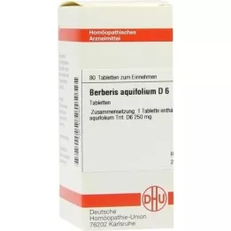 BERBERIS AQUIFOLIUM D 6 tabletten, 80 stuks