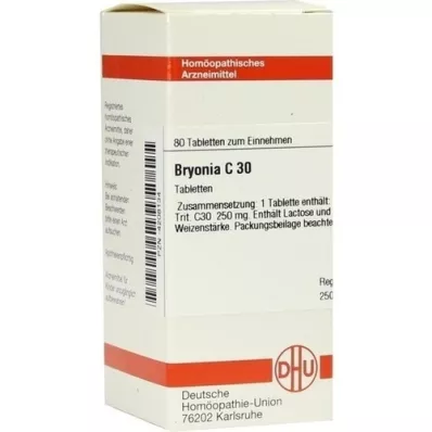 BRYONIA C 30 tabletten, 80 st