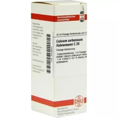 CALCIUM CARBONICUM Hahnemanni C 30 Verdunning, 20 ml