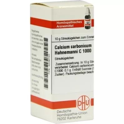 CALCIUM CARBONICUM Hahnemanni C 1000 bolletjes, 10 g