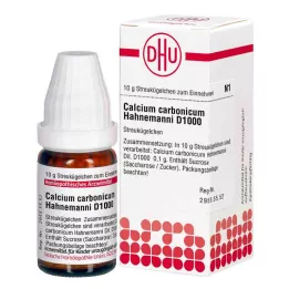 CALCIUM CARBONICUM Hahnemanni D 1000 bolletjes, 10 g