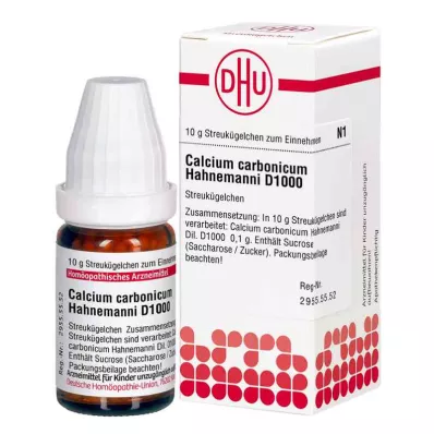 CALCIUM CARBONICUM Hahnemanni D 1000 bolletjes, 10 g