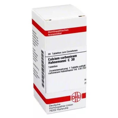 CALCIUM CARBONICUM Hahnemanni C 30 tabletten, 80 st