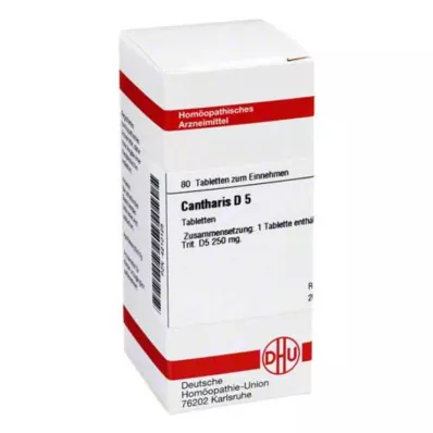 CANTHARIS D 5 tabletten, 80 st