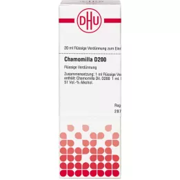 CHAMOMILLA D 200 verdunning, 20 ml