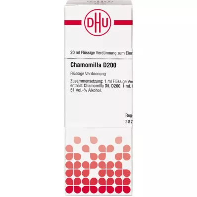 CHAMOMILLA D 200 verdunning, 20 ml