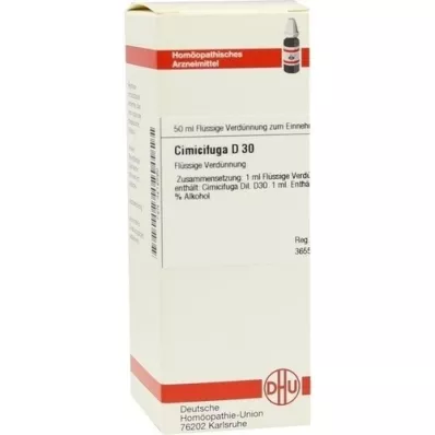 CIMICIFUGA D 30 Verdunning, 50 ml