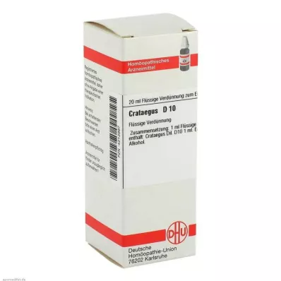CRATAEGUS D 10 Verdunning, 20 ml CRATAEGUS D 10 Verdunning, 20 ml