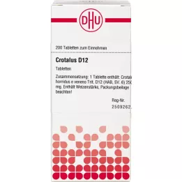 CROTALUS D 12 tabletten, 200 stuks