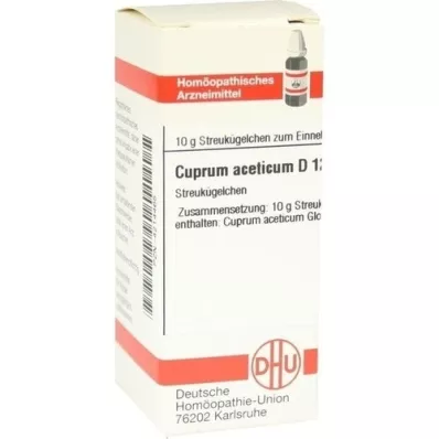 CUPRUM ACETICUM D 12 bolletjes, 10 g