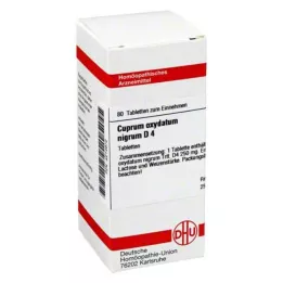 CUPRUM OXYDATUM nigrum D 4 tabletten, 80 st
