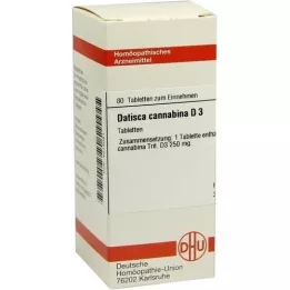 DATISCA cannabina D 3 tabletten, 80 st