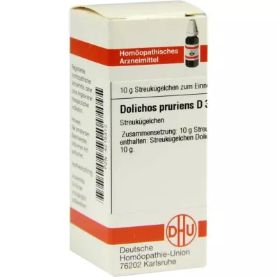 DOLICHOS PRURIENS D 3 bolletjes, 10 g DOLICHOS PRURIENS D 3 bolletjes, 10 g