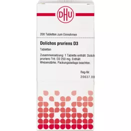 DOLICHOS PRURIENS D 3 tabletten, 200 stuks