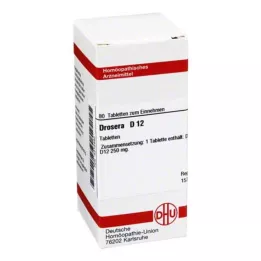DROSERA D 12 tabletten, 80 stuks
