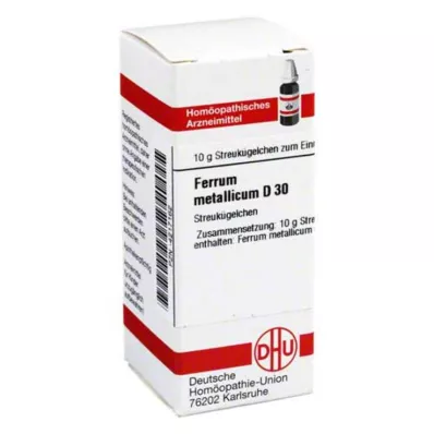 FERRUM METALLICUM D 30 bolletjes, 10 g FERRUM METALLICUM D 30 bolletjes, 10 g