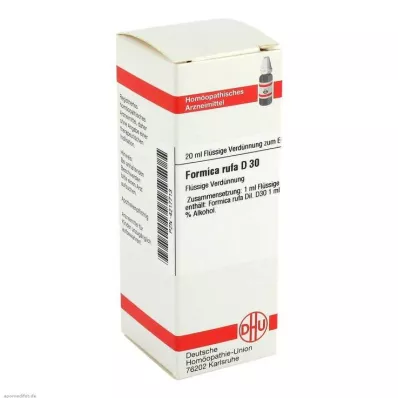 FORMICA RUFA D 30 Verdunning, 20 ml FORMICA RUFA D 30 Verdunning, 20 ml