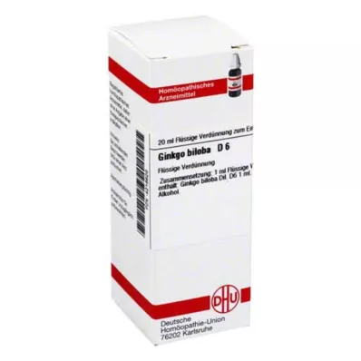 GINKGO BILOBA D 6 Verdunning, 20 ml