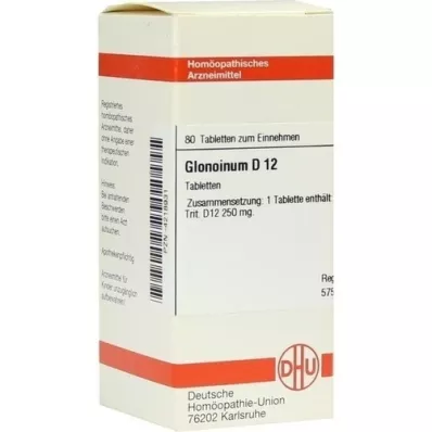 GLONOINUM D 12 tabletten, 80 stuks