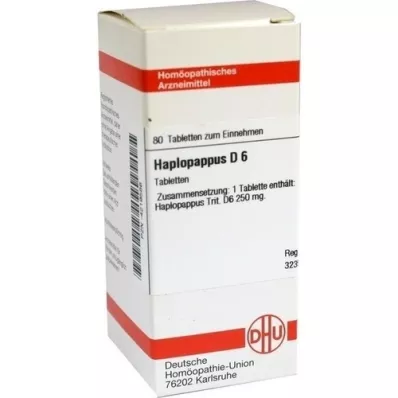 HAPLOPAPPUS D 6 tabletten, 80 stuks