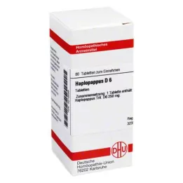 HAPLOPAPPUS D 6 tabletten, 80 stuks