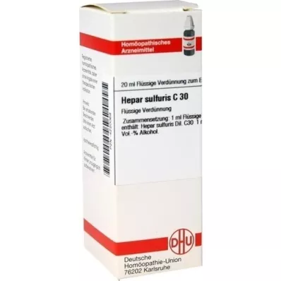 HEPAR SULFURIS C 30 verdunning, 20 ml